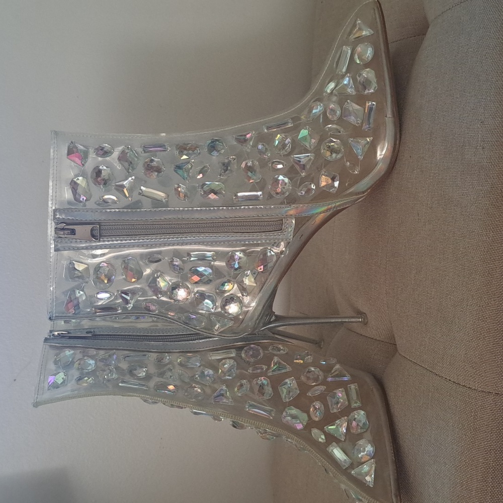 Steve Madden Jentt Iridescent Gemstone Booties